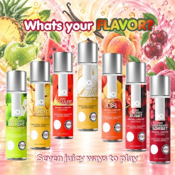 JO H20 water based flavored lubricant